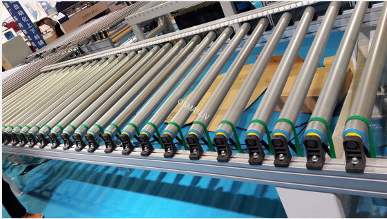 PLC Control Belt Conveyor System 220V For Industrial Automation