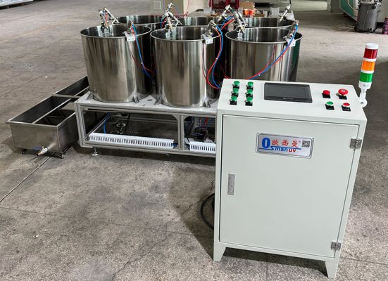 سیستم پوشش دوار 6-موقعیتی دقیق برای بسته‌بندی مواد غذایی خمیر قالب‌گیری شده - کنترل ضخامت یکنواخت فیلم