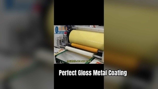 دستگاه پوشش غلتکی ورق فلزی براق بالا